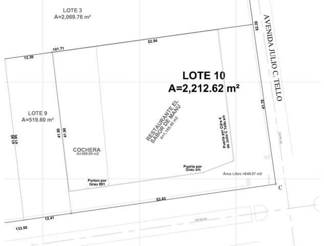 Plano de Lote 10